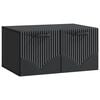 vidaXL Gabinete de TV de Parede Preto 59,5 x 41 x 30 cm