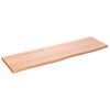 vidaXL Prateleira de parede 100x30x2cm carvalho tratado castanho-claro