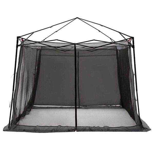 vidaXL Tenda interior Cinza e Laranja 303 x 303 x 196 cm tafetá