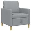 vidaXL Sofa com Armazenamento Cinzento-claro 72 x 78 x 87 cm Poli&eacute;ster