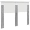 vidaXL Cabeceira Cinza Sonoma 120 cm Madeira processada