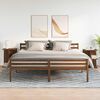 vidaXL Mesas cabeceira 2pcs 46,5x29x61 deriv.madeira carvalho castanho
