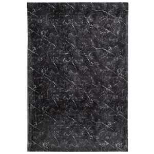 vidaXL Autocolante para m&oacute;veis preto m&aacute;rmore 90x500 cm PVC
