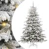 vidaXL &Aacute;rvore de Natal Articulada Artificial Branco 210 cm PE e PVC