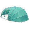 vidaXL Tenda de Piscina Domo 640 x 432 x 205 cm Verde do Mar