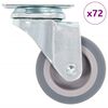 vidaXL 72 pcs rodas girat&oacute;rias 50 mm