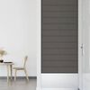 vidaXL Painel de parede 12 pcs 90x15 cm veludo 1,62m&sup2; cor cinza-escuro