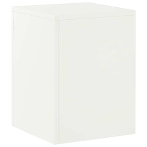 vidaXL Suporte para Plantas Branco 30 x 30 x 40 cm A&ccedil;o