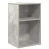 vidaXL Arm&aacute;rio para discos de vinil Cinzento Cimento 38 x 33 x 61 cm