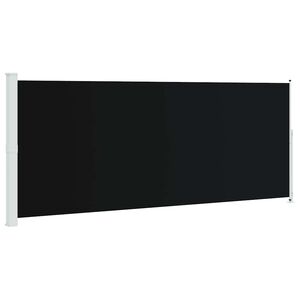 vidaXL Toldo lateral retr&aacute;til para p&aacute;tio 200x500 cm preto
