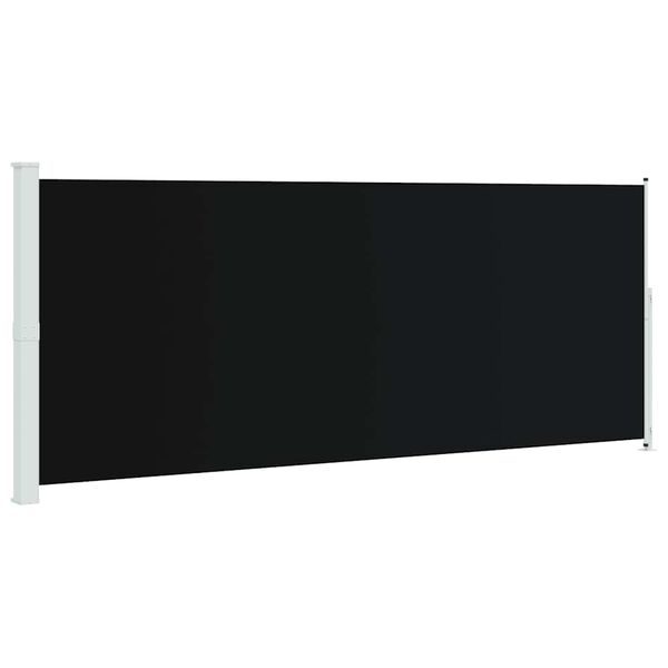 vidaXL Toldo lateral retr&aacute;til para p&aacute;tio 200x500 cm preto