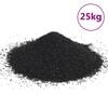 vidaXL Areia para aqu&aacute;rio 25 kg 0,2-2 mm preto