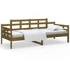 vidaXL Sof&aacute;-cama 90x200 cm madeira de pinho maci&ccedil;a castanho-mel