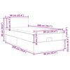 vidaXL Estrutura cama otomana colch&atilde;o 90x200 cm veludo cinzento claro