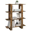vidaXL Estante/divis&oacute;ria 100x30x123,5 cm cor carvalho fumado