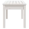 vidaXL Banco de jardim 80x44x45 cm madeira de pinho maci&ccedil;a branco