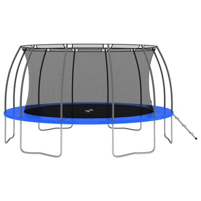 vidaXL Conjunto de trampolim redondo 488x90 cm 150 kg