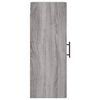 vidaXL Arm&aacute;rio de parede 34,5x34x90 cm cinzento sonoma
