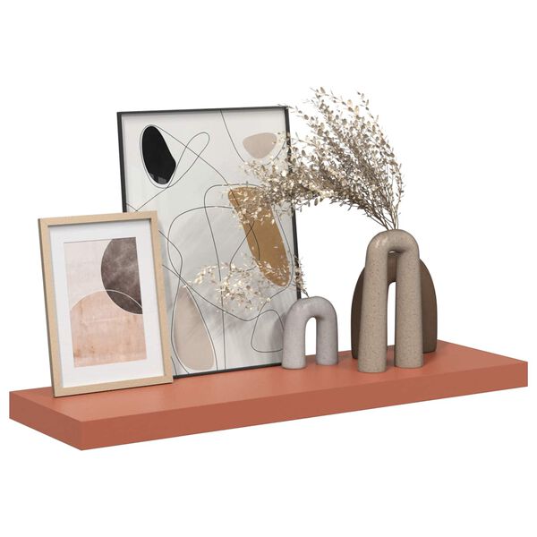 vidaXL Prateleira de Parede Vermelho 80 x 23,5 x 4 cm