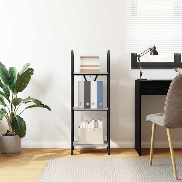 vidaXL Estante Cinza Sonoma 40 x 30 x 109 cm Madeira processada