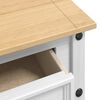 vidaXL Mesa de apoio com gaveta Branco 115 x 46 x 73 cm