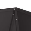 vidaXL Floreira 2 pcs Preto 50 x 50 x 75 cm A&ccedil;o