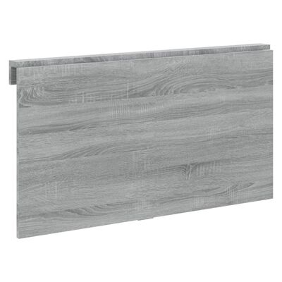 vidaXL Mesa de parede dobrável derivados de madeira cinzento sonoma