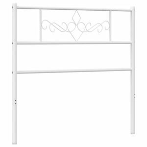 vidaXL Cabeceira de substitui&ccedil;&atilde;o 75 cm metal branco