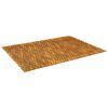 vidaXL Tapetes de banho Natural 105 x 160 cm Madeira S&oacute;lida de Ac&aacute;cia