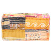vidaXL Pufe 60x70x36 cm tecido de retalhos