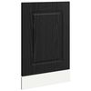 vidaXL Painel de lava-lou&ccedil;a Kalmar Carvalho Preto 45 x 1,5 x 57 cm
