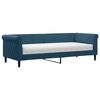 vidaXL Sof&aacute;-cama com colch&atilde;o 80x200 cm veludo azul