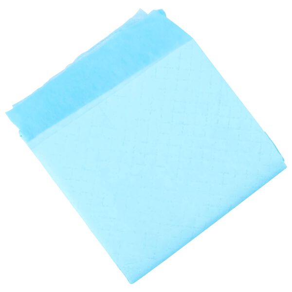 vidaXL Pad de Treinamento para Pets 50 pcs Azul e Branco 60 x 45 cm