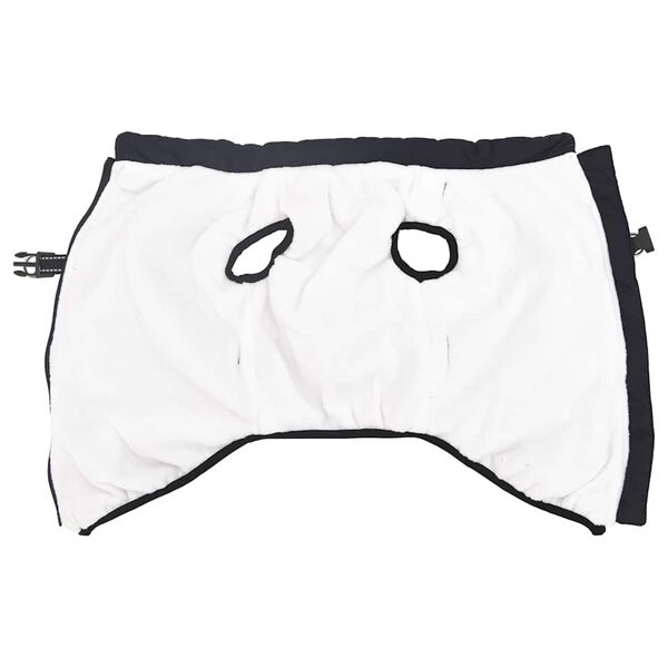 vidaXL casaco de c&atilde;es c/ arn&ecirc;s imperme&aacute;vel reflexivo azul-marinho L68