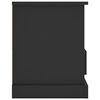 vidaXL Móvel de TV 93x35,5x45 cm derivados de madeira preto