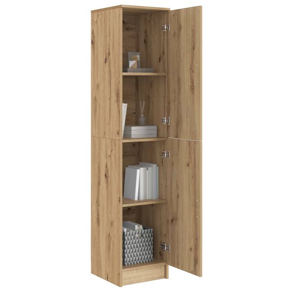vidaXL Highboard carvalho artisiano 35 x 39 x 168 cm