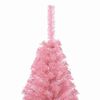vidaXL &Aacute;rvore de Natal Artificial Pr&eacute;-iluminada Rosa 120 cm PVC