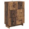 vidaXL Gabinete de Gavetas Madeira antiga 66 x 34,5 x 90 cm