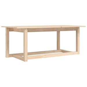 vidaXL Mesa de centro 110x55x45 cm madeira de pinho maci&ccedil;a