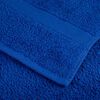 vidaXL Toalhas premium SOLUND 10 pcs 100x200 cm 600 gsm azul