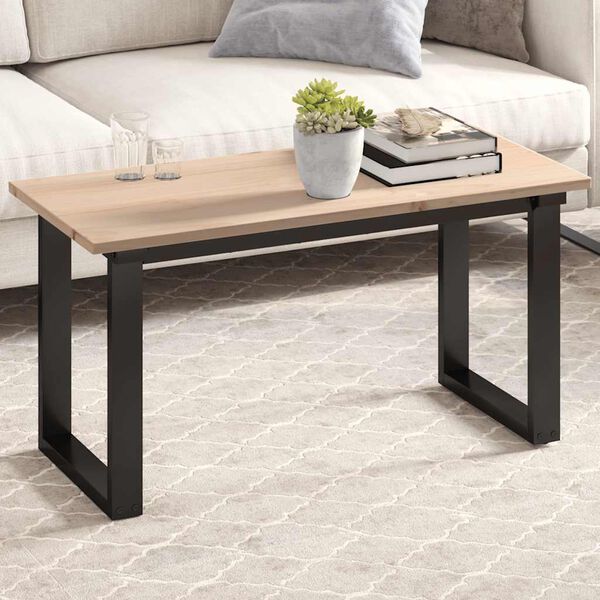 vidaXL Tampo de mesa retangular 90x40x1,7 cm pinho maci&ccedil;o