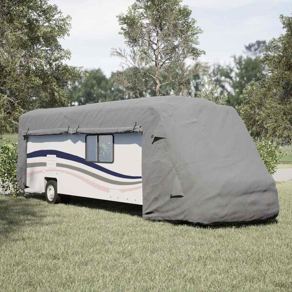 vidaXL Capas autocaravanas 970x235x275 cm tecido n&atilde;o tecido cinzento