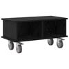 vidaXL Suporte para TV Carvalho Preto 68,5 x 35 x 35 cm
