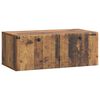 vidaXL Gabinete de TV de Parede 78,5 x 41 x 30 cm Madeira antiga