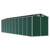 vidaXL Abrigo de jardim 191x810x198 cm a&ccedil;o galvanizado verde