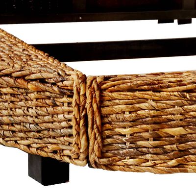 vidaXL Estrutura de cama em abacá 180x200 cm