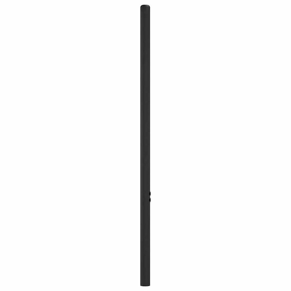vidaXL Cabeceira de substitui&ccedil;&atilde;o 90 cm metal preto