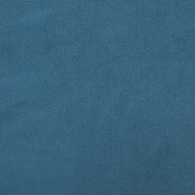 vidaXL Sofá-cama em forma de L 271x140x70 cm veludo azul