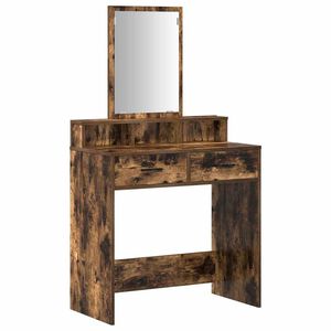 vidaXL Mesa de vestir Carvalho Defumado 79 x 41 x 140 cm