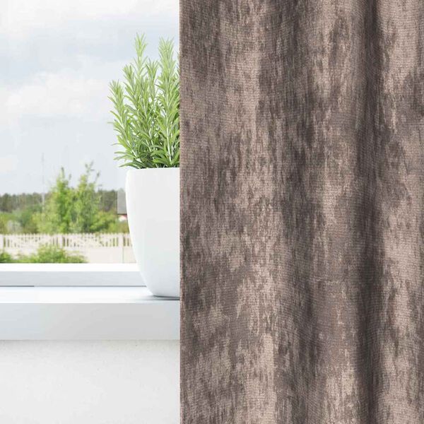 vidaXL Cortinas de Veludo 2 pcs Cappuccino 140 x 140 cm Veludo